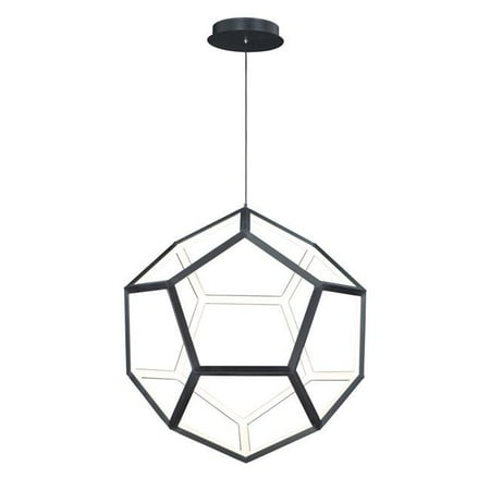 ET2 Lighting E25104-BK 22 in. Penta LED Pendant - Black
