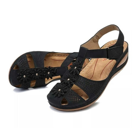Akklian Women s Causal Sandals Comfortable Hollow Flowers Round Toe Sandals Soft Sole Shoes
Akklian Women s Causal Sandals Comfortable Hollow Flowers Round Toe Sandals Soft Sole Shoes