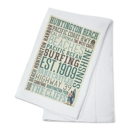 Huntington Beach California Typography (100% Cotton Tea Towel Decorative Hand Towel Kitchen and Home)
Huntington Beach California Typography (100% Cotton Tea Towel Decorative Hand Towel Kitchen and Home)
