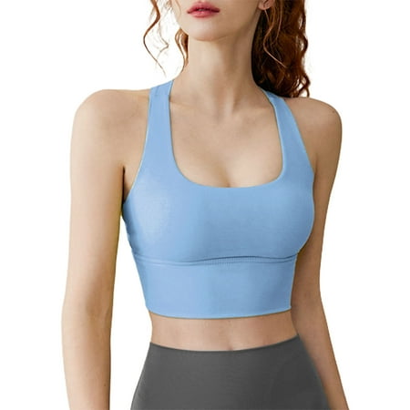 HEVIRGO Women Sport Bra Vest Cross Back Solid Color High Strength Elastic Slim Fit Shockproof Gather Jogging Workout Exercise Brassiere Top Inner Wear Clothes
HEVIRGO Women Sport Bra Vest Cross Back Solid Color High Strength Elastic Slim Fit Shockproof Gather Jogging Workout Exercise Brassiere Top Inner Wear Clothes