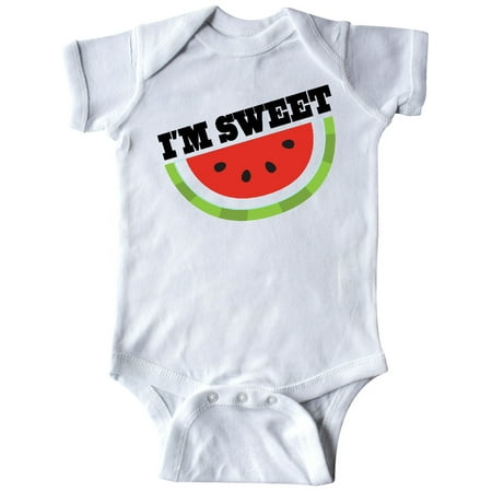 Inktastic I m Sweet Watermelon Gift Baby Boy or Baby Girl Bodysuit