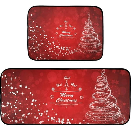 Bestwell Christmas Tree Set of 2 Kitchen RUG Cushioned Anti-Fatigue Kitchen Rugs Set for Home Office Laundry 19.7 x 27.6 +19.7 x 47.2
Bestwell Christmas Tree Set of 2 Kitchen RUG Cushioned Anti-Fatigue Kitchen Rugs Set for Home Office Laundry 19.7 x 27.6 +19.7 x 47.2