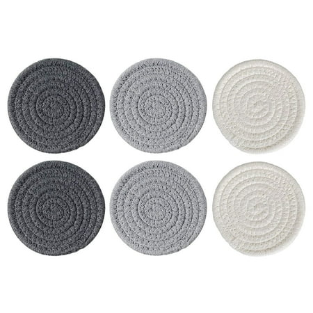 iOPQO placemats Cotton Pad GlCotton Set Absorbent Hand-woven Pad Super Pad Heat- Cotton 6PCS Wool Pad Round Kitchen, placemats
iOPQO placemats Cotton Pad GlCotton Set Absorbent Hand-woven Pad Super Pad Heat- Cotton 6PCS Wool Pad Round Kitchen, placemats