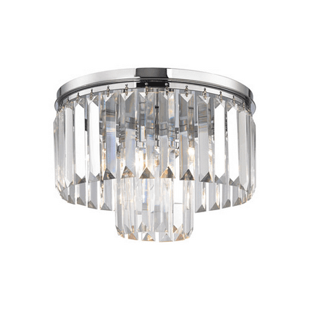 Semi Flush 1 Light With Polished Chrome Finish Clear Crystal Candelabra 12 inch 60 Watts - World of Lamp
Semi Flush 1 Light With Polished Chrome Finish Clear Crystal Candelabra 12 inch 60 Watts - World of Lamp