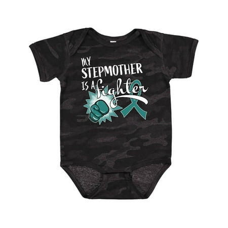Inktastic Ovarian Cancer Awareness My Stepmother is a Fighter Gift Baby Boy or Baby Girl Bodysuit
Inktastic Ovarian Cancer Awareness My Stepmother is a Fighter Gift Baby Boy or Baby Girl Bodysuit