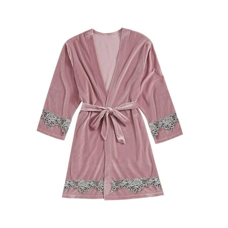 Dtydtpe pajamas for women Nightgown Gold Velvet Pajamas Lace Robes Underwear Sleepwear Trousers Pink
Dtydtpe pajamas for women Nightgown Gold Velvet Pajamas Lace Robes Underwear Sleepwear Trousers Pink