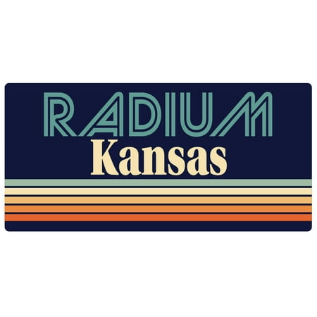 Radium Kansas 5 x 2.5-Inch Fridge Magnet Retro Design