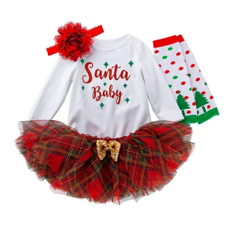 Ozmmyan Christmas Toddler Clothes Newborn Infant Baby Girls Christmas Letter Romper+Tutu Dress+Hairband+Socks Set on Clearance
Ozmmyan Christmas Toddler Clothes Newborn Infant Baby Girls Christmas Letter Romper+Tutu Dress+Hairband+Socks Set on Clearance