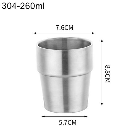 Yoone Double Wall Coffee Wine Beer Stainless Steel Mugs Cups Tumbler Bar Drinkware
Yoone Double Wall Coffee Wine Beer Stainless Steel Mugs Cups Tumbler Bar Drinkware