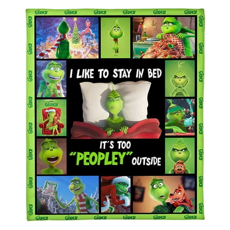 TOYFUNNY Christmas Green Monster Blanket Flannel Decorative Blanket Air Conditioner Blanket Cover Blanket
TOYFUNNY Christmas Green Monster Blanket Flannel Decorative Blanket Air Conditioner Blanket Cover Blanket