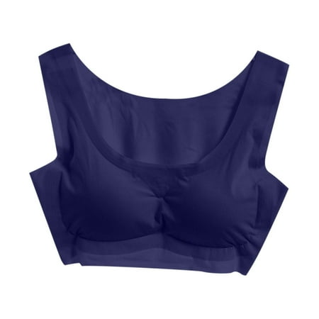 Hinvhai Women s Mind Sleep Underwear Plus Big-Size Comfort Sports Vest Bra without Steel Ring On Clearance Blue 12(XXL)
Hinvhai Women s Mind Sleep Underwear Plus Big-Size Comfort Sports Vest Bra without Steel Ring On Clearance Blue 12(XXL)