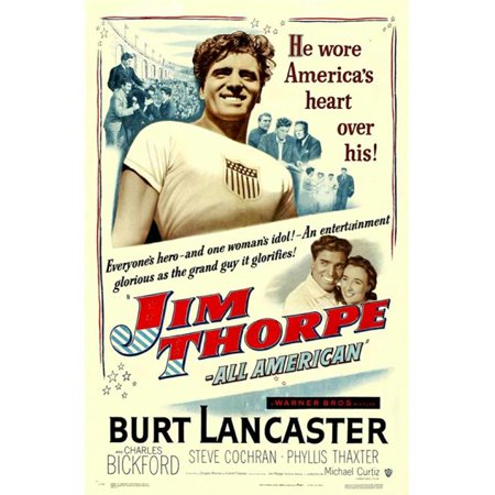 Posterazzi MOVAI7333 Jim Thorpe - All-American Movie Poster - 27 x 40 in.