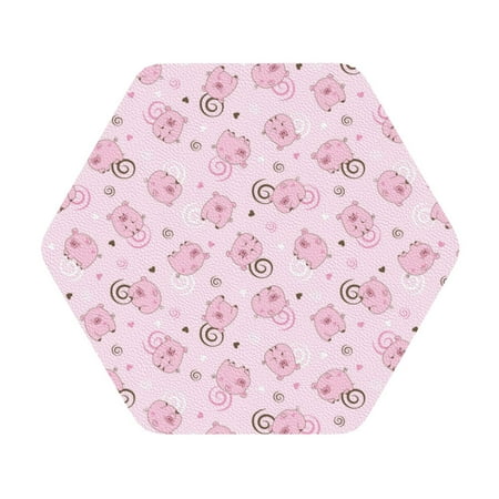 Lukts Cute Pig Leather Drinks Coasters Set of 4 Suitable or Drinks Furniture Protection and Easy Clean up
Lukts Cute Pig Leather Drinks Coasters Set of 4 Suitable or Drinks Furniture Protection and Easy Clean up