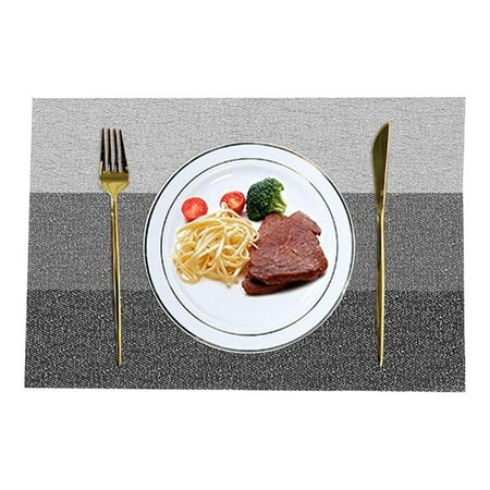 Ipretty Wipeable Placemats Heat Resistant Washable Placemats for Dining Table Simple Style Durable Kitchen Supplies for Dinner Barbeque Buffets Parties excellent
Ipretty Wipeable Placemats Heat Resistant Washable Placemats for Dining Table Simple Style Durable Kitchen Supplies for Dinner Barbeque Buffets Parties excellent