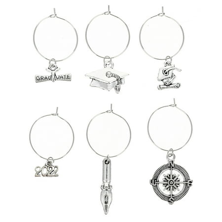 Tinksky 6pcs Grad Themed Shaped Cup Makers Party Wine Markers Exquisite Wine Cup Charms
Tinksky 6pcs Grad Themed Shaped Cup Makers Party Wine Markers Exquisite Wine Cup Charms