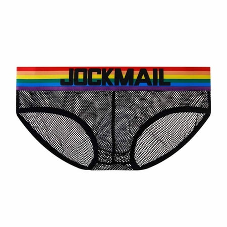 LWZWM Men s Underwear Casual Patchwork Fashion Breathable Rainbow See-through Four-corner Low-waist Mesh Briefs Underwear Black XL
LWZWM Men s Underwear Casual Patchwork Fashion Breathable Rainbow See-through Four-corner Low-waist Mesh Briefs Underwear Black XL