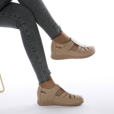 Dpityserensio Women Sandals Clearance Women s Summer Solid Color Hollow Out Wedge Comfortable Soft Women s Sandals Summer Beige 6.5(38)
Dpityserensio Women Sandals Clearance Women s Summer Solid Color Hollow Out Wedge Comfortable Soft Women s Sandals Summer Beige 6.5(38)