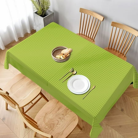 Tablecloth Light Green Dense Dot Background Table Cloth For Rectangle Tables Waterproof Resistant Picnic Table Covers For Kitchen Dining/Party(60x90in)
Tablecloth Light Green Dense Dot Background Table Cloth For Rectangle Tables Waterproof Resistant Picnic Table Covers For Kitchen Dining/Party(60x90in)