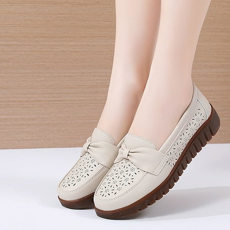 Josdec Womens Shoes Clearance Versatile Flat Shoes Soft Bottom Large Size Solid Color Shoes Leather Shoes
Josdec Womens Shoes Clearance Versatile Flat Shoes Soft Bottom Large Size Solid Color Shoes Leather Shoes