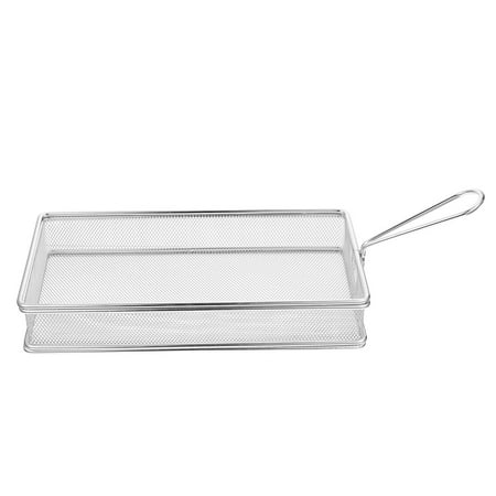 Frying Basket Food Fried Basket Kitchen Strainer Stainless Steel Frying Basket Fried Basket1pc Convenient Frying Basket Multipurpose Kitchen Storage Basket (Silver)
Frying Basket Food Fried Basket Kitchen Strainer Stainless Steel Frying Basket Fried Basket1pc Convenient Frying Basket Multipurpose Kitchen Storage Basket (Silver)