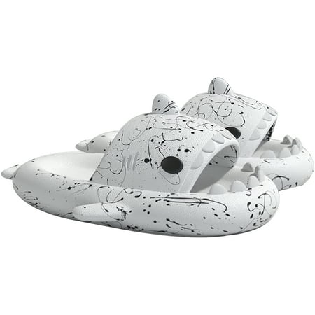 Shark Sandals Slides for Women Men VREKEF Cute Novelty Cartoon Anti-Slip Open Toe Slides Summer Lightweight Shark Sandals Casual Beach Foam Shoes Unisex Fashion Cloud Shark Slippers(Liusha White)
Shark Sandals Slides for Women Men VREKEF Cute Novelty Cartoon Anti-Slip Open Toe Slides Summer Lightweight Shark Sandals Casual Beach Foam Shoes Unisex Fashion Cloud Shark Slippers(Liusha White)