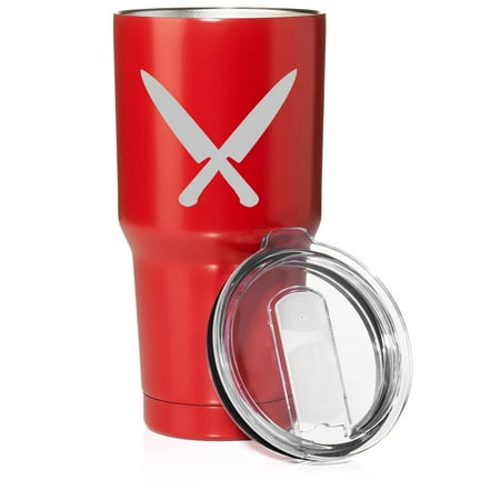 Smooth Body Tumbler Stainless Steel Vacuum Insulated Travel Mug Cup Gift Chef Knives (30 oz Red)
Smooth Body Tumbler Stainless Steel Vacuum Insulated Travel Mug Cup Gift Chef Knives (30 oz Red)