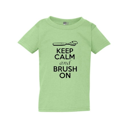 Keep Calm And Brush On Toothpaste Toothbrush Funny Toddler Kids T-Shirt Tee
Keep Calm And Brush On Toothpaste Toothbrush Funny Toddler Kids T-Shirt Tee