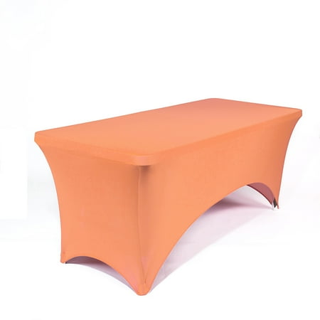 Mds Pack of 12 Rectangular Stretch 4ft Spandex Table Cover Tablecloths for Wedding - Peach
Mds Pack of 12 Rectangular Stretch 4ft Spandex Table Cover Tablecloths for Wedding - Peach