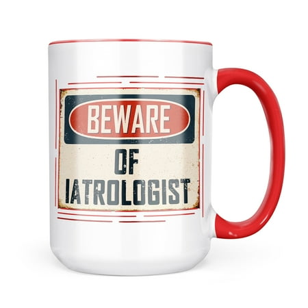 Neonblond Beware Of Iatrologist Vintage Funny Sign Mug gift for Coffee Tea lovers
Neonblond Beware Of Iatrologist Vintage Funny Sign Mug gift for Coffee Tea lovers