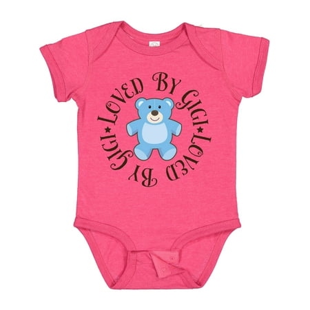 Inktastic Loved by Gigi Baby Boy Gift Baby Boy Bodysuit