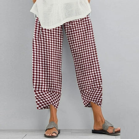 Womens Cotton Linen Capri Pants Summer Elastic Waisted Casual Pants Wide Leg Loose Fit Comfy Pajama Beach Trousers EKOUSN
Womens Cotton Linen Capri Pants Summer Elastic Waisted Casual Pants Wide Leg Loose Fit Comfy Pajama Beach Trousers EKOUSN