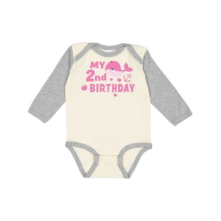 Inktastic Nautical My 2nd Birthday with Pink Whale Gift Baby Boy or Baby Girl Long Sleeve Bodysuit
Inktastic Nautical My 2nd Birthday with Pink Whale Gift Baby Boy or Baby Girl Long Sleeve Bodysuit