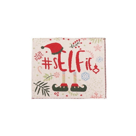 Christmas Knitted Decorative Placemats For Dining Table Family Daily Use