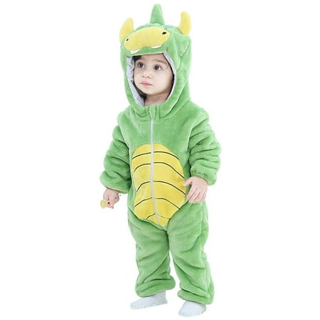 QWERTYU Newborn Infant Baby Toddler Fleece Long Sleeve Hooded Romper for Girl Boy Winter Warm Cartoon Jumpsuit 0-24M Green 100
QWERTYU Newborn Infant Baby Toddler Fleece Long Sleeve Hooded Romper for Girl Boy Winter Warm Cartoon Jumpsuit 0-24M Green 100