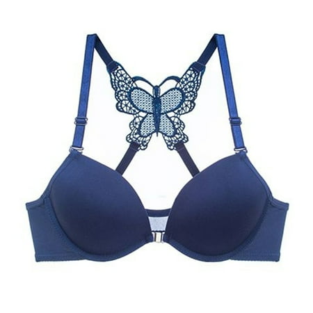 Juntful Women Front Buckle Bra Lace Butterfly Design Underwire Bras Female Underwear
Juntful Women Front Buckle Bra Lace Butterfly Design Underwire Bras Female Underwear