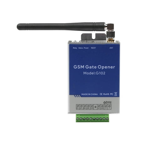 EDFRWWS G102 Gsm Gate Opener Free Call Wireless Door Opener Module for Smart Home Garage
EDFRWWS G102 Gsm Gate Opener Free Call Wireless Door Opener Module for Smart Home Garage