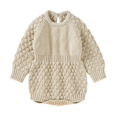 Promotion!Baby Boys Girls Knitted Romper Jumpsuit Long Sleeve Onesie Bodysuits One Piece Outfits Sweater
Promotion!Baby Boys Girls Knitted Romper Jumpsuit Long Sleeve Onesie Bodysuits One Piece Outfits Sweater