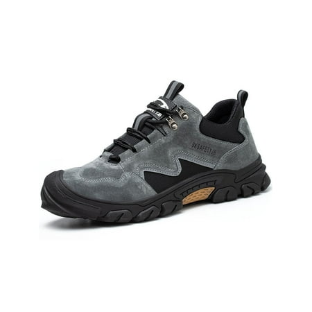 Eloshman Men Protection Boot Heavy Duty Safety Shoes Slip Resistant Work Boots Outdoor Comfort Steel Toe Anti-smash Gray 8
Eloshman Men Protection Boot Heavy Duty Safety Shoes Slip Resistant Work Boots Outdoor Comfort Steel Toe Anti-smash Gray 8