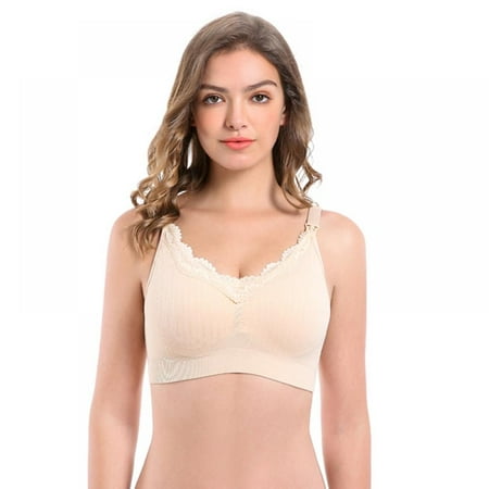 Women Solid Lace Breastfeeding Bra Gathered Soft Nursing Bra for Pregnant Wirefree Seamless Feeding Bralettes
Women Solid Lace Breastfeeding Bra Gathered Soft Nursing Bra for Pregnant Wirefree Seamless Feeding Bralettes