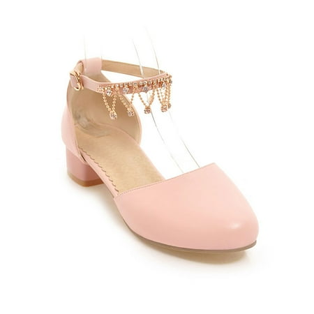 IELGY Women s Low-heeled sandals Chain Korean version Non-slip Metal decoration Casual
IELGY Women s Low-heeled sandals Chain Korean version Non-slip Metal decoration Casual