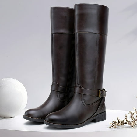 Women‘s Solid Color Knee High Boots Fashion Side Zipper Long Boots Stylish Chunky Heel Boots
Women‘s Solid Color Knee High Boots Fashion Side Zipper Long Boots Stylish Chunky Heel Boots