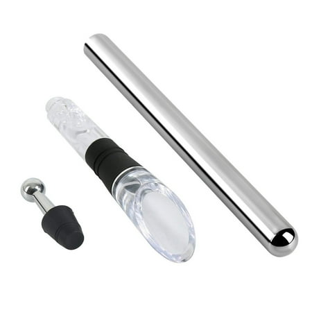 Hloma 3Pcs Wine Cooling Stick Reusable Stainless Steel Portable 3-in-1 Wine Cooler Aerator Pourer Set Home Supplies
Hloma 3Pcs Wine Cooling Stick Reusable Stainless Steel Portable 3-in-1 Wine Cooler Aerator Pourer Set Home Supplies