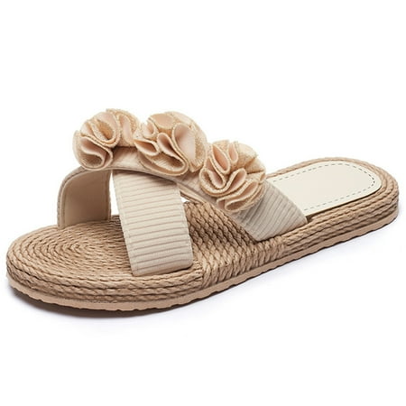 Dpityserensio Women s Flat Shoes Ladies Beach Sandals Summer Non-Slip Causal Slippers Beige 6(37)
Dpityserensio Women s Flat Shoes Ladies Beach Sandals Summer Non-Slip Causal Slippers Beige 6(37)