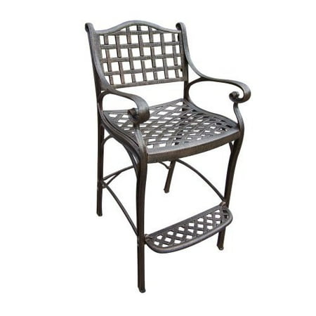 Oakland Living Elite Bar Stool - Antique Bronze