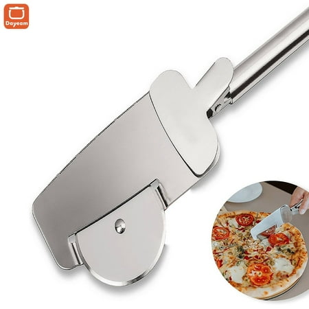 Pizza Cutter Round Wheel Roller Cake Slicer Kitchen Tool Stainless Steel Pizza Slicer Home Kitchen Gadgets