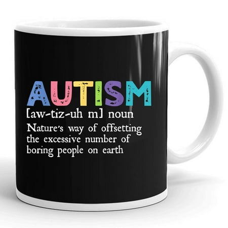 Autism Definition Autism Awareness Acceptance Gift Ceramic Mug 11oz (White;11oz)
Autism Definition Autism Awareness Acceptance Gift Ceramic Mug 11oz (White;11oz)