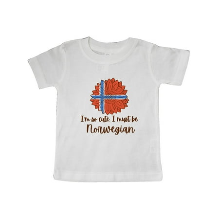 Inktastic I m So Cute I Must be Norwegian Sunflower Gift Baby Boy or Baby Girl T-Shirt
Inktastic I m So Cute I Must be Norwegian Sunflower Gift Baby Boy or Baby Girl T-Shirt