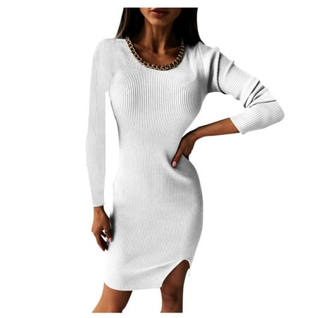 EUMODR Maternity Dress Fall Dress for Concert Sleeves Loose Dress Womens Long Round Casual Neck Color Chain Solid Women S Dress
EUMODR Maternity Dress Fall Dress for Concert Sleeves Loose Dress Womens Long Round Casual Neck Color Chain Solid Women S Dress