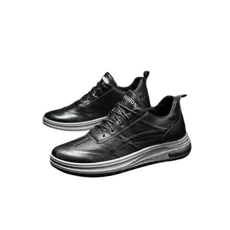 Ymiytan Men Nonslip Casual Shoes Outdoor Slip Resistant Round Toe Skate Shoe Sports Lightweight Faux Leather Sneakers Cotton lined Black 9
Ymiytan Men Nonslip Casual Shoes Outdoor Slip Resistant Round Toe Skate Shoe Sports Lightweight Faux Leather Sneakers Cotton lined Black 9