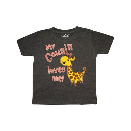 Inktastic My Cousin Loves me- cute giraffe Gift Toddler Boy or Toddler Girl T-Shirt
Inktastic My Cousin Loves me- cute giraffe Gift Toddler Boy or Toddler Girl T-Shirt